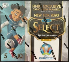 2020 Panini Select UEFA Euro Soccer HYBRID Hobby Box